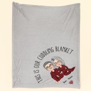 Our Cuddling Blanket - Personalized Couple Blanket Big Size