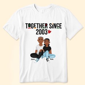 Together Since New Version - PersonalizedOne Size Shirts