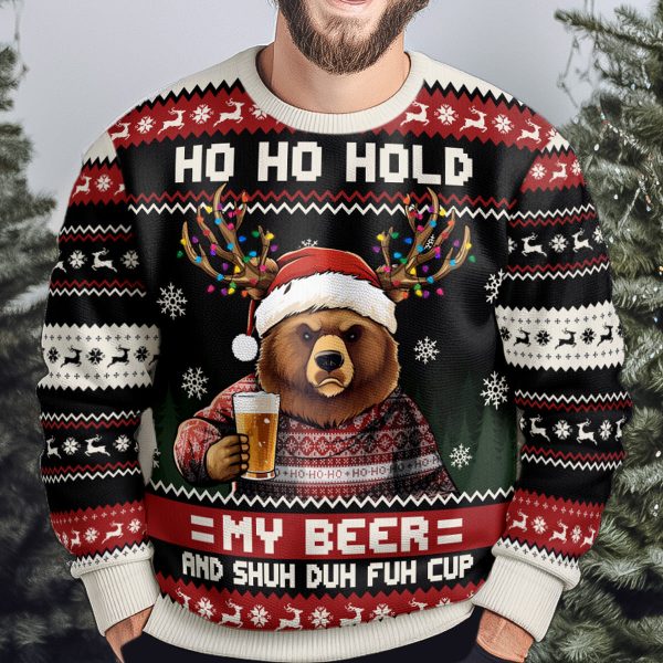 Ho-Ho-Hold-My-Beer_-Bourbon_-Wine-And-Shuh-Duh-Fuh-Cup-Personalized-Ugly-Sweater3.jpg
