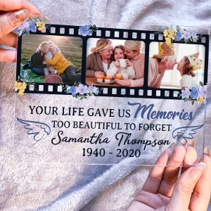 Memories Too Beautiful To Forget - Personalized Acrylic Plaque