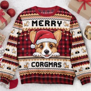 Merry Corgmas - Personalized Ugly Sweater